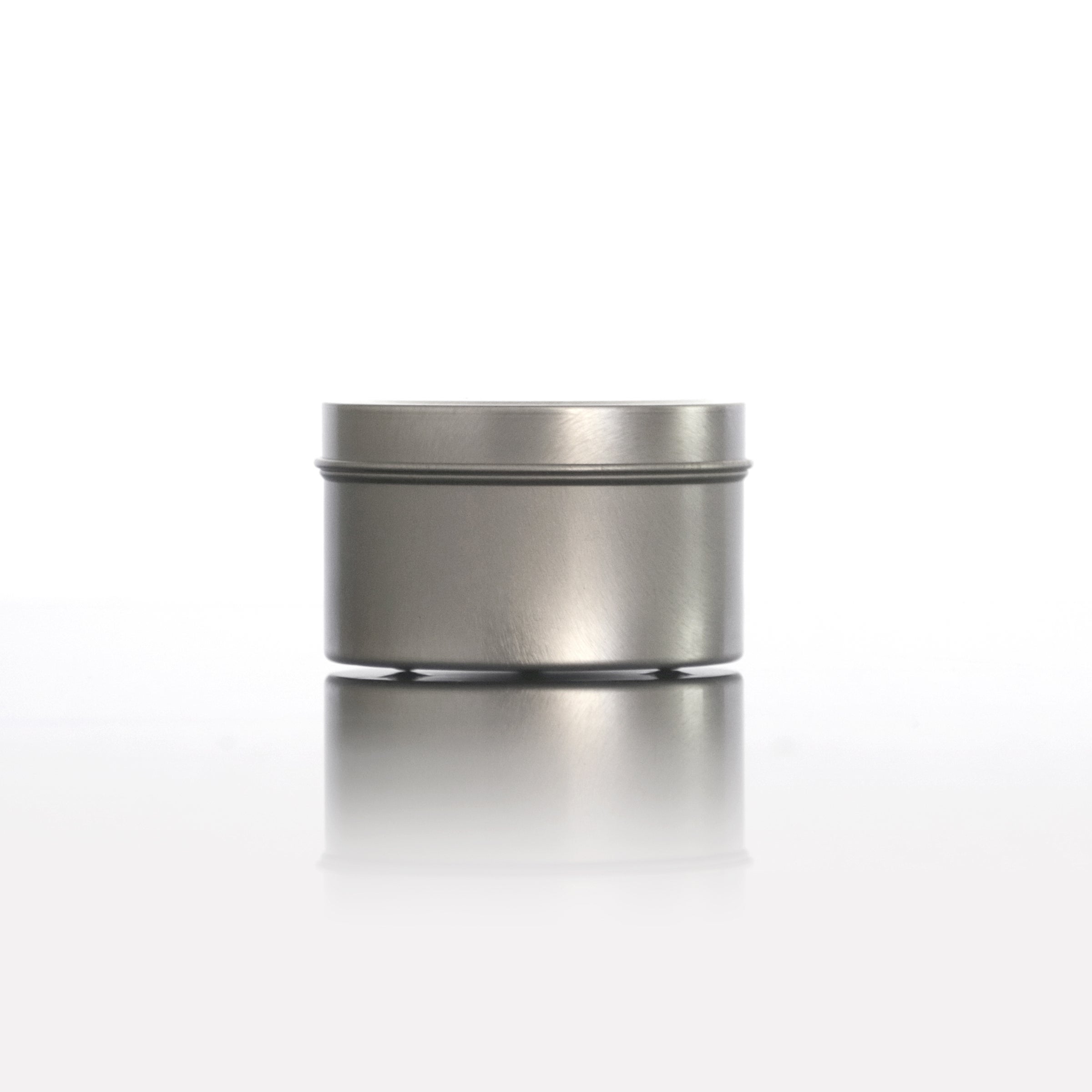 Tins Silver with Plain Lid 90ml
