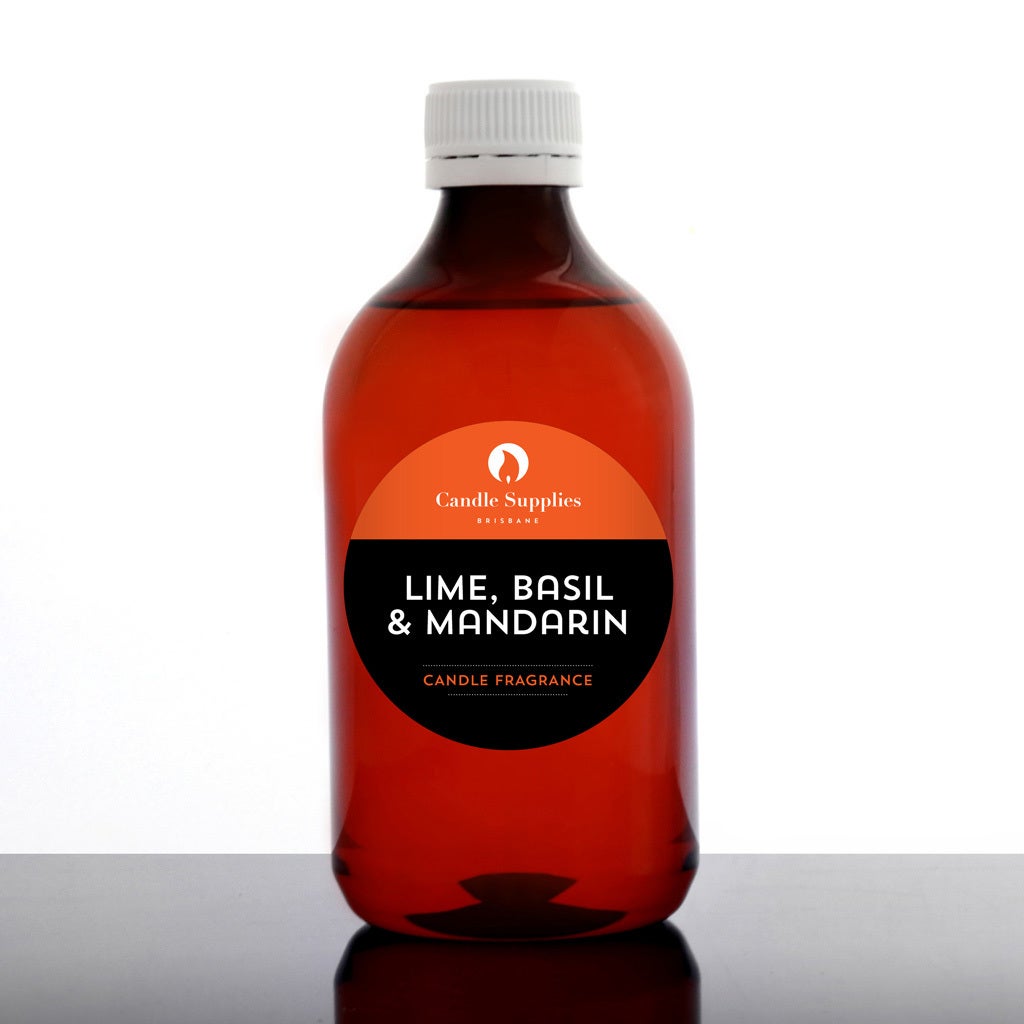 Fragrance Oils 500ml Lime Basil & Mandarin Candle Supplies Brisbane